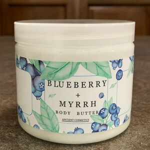 Ancient Cosmetics Blueberry Myrrh Body Butter 11.5 oz Jar Natural Skincare New